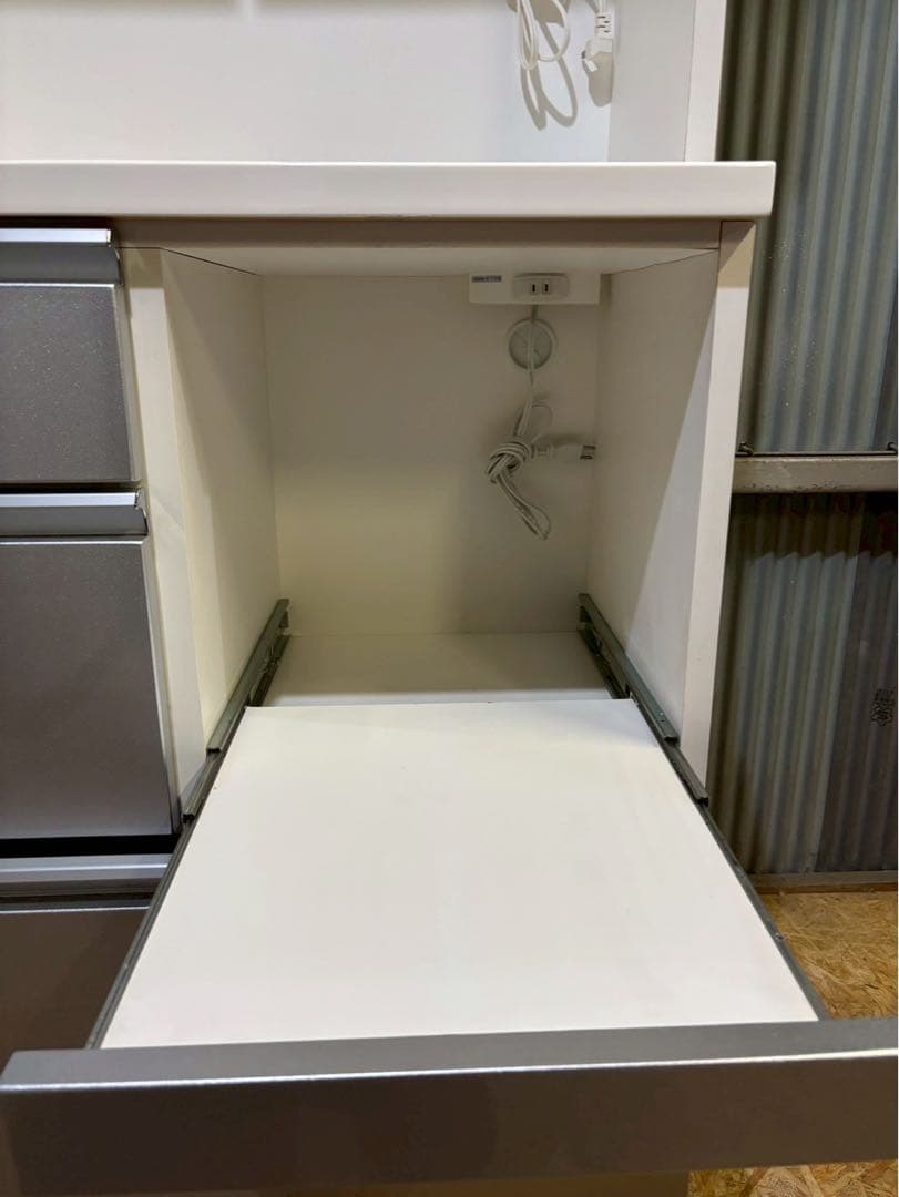 ニトリ 食器棚 キッチンボード H201 W80 D42