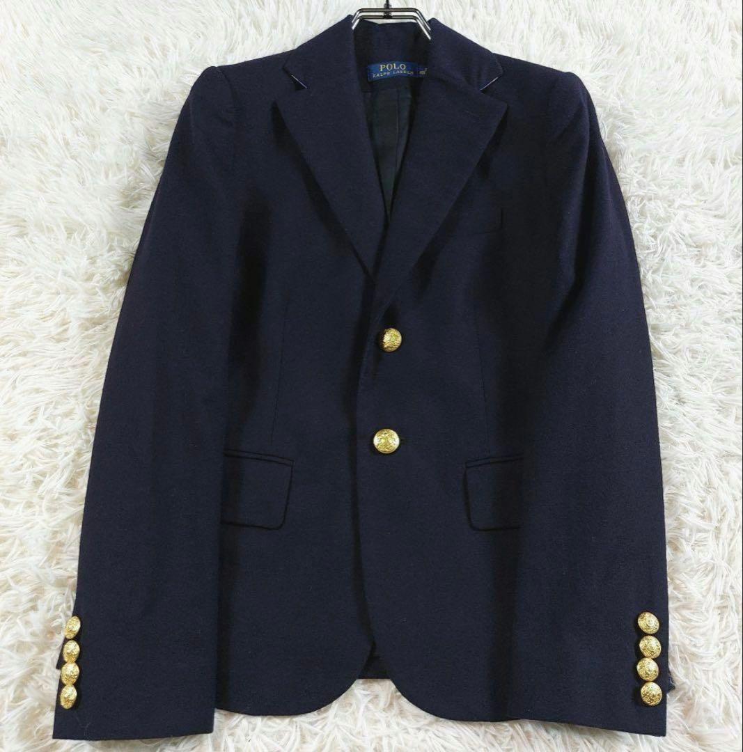 ラルフローレンネイビー テーラードジャケット ゴールドボタン