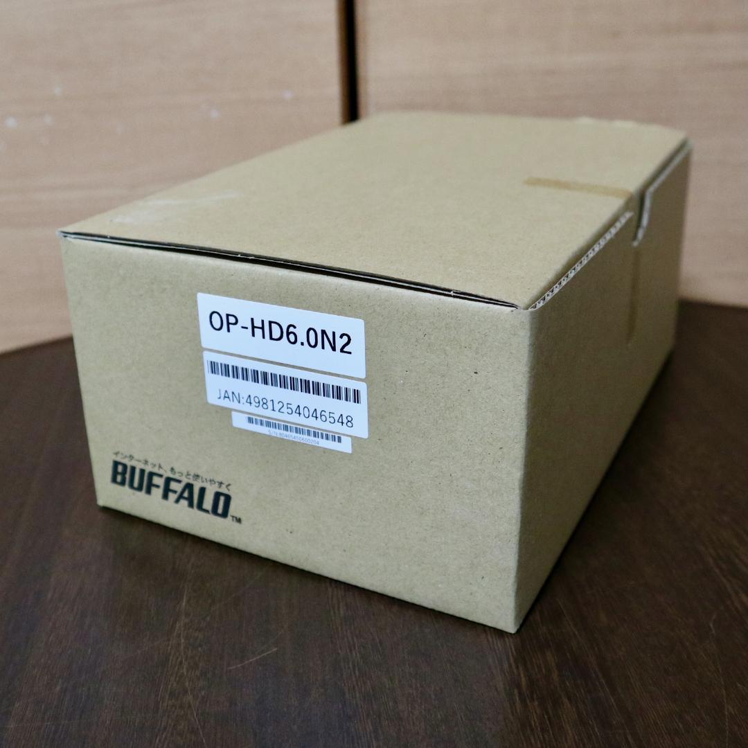 ★未使用品★BUFFALO 6TB ハードディスク・OP-HD6.0N2★