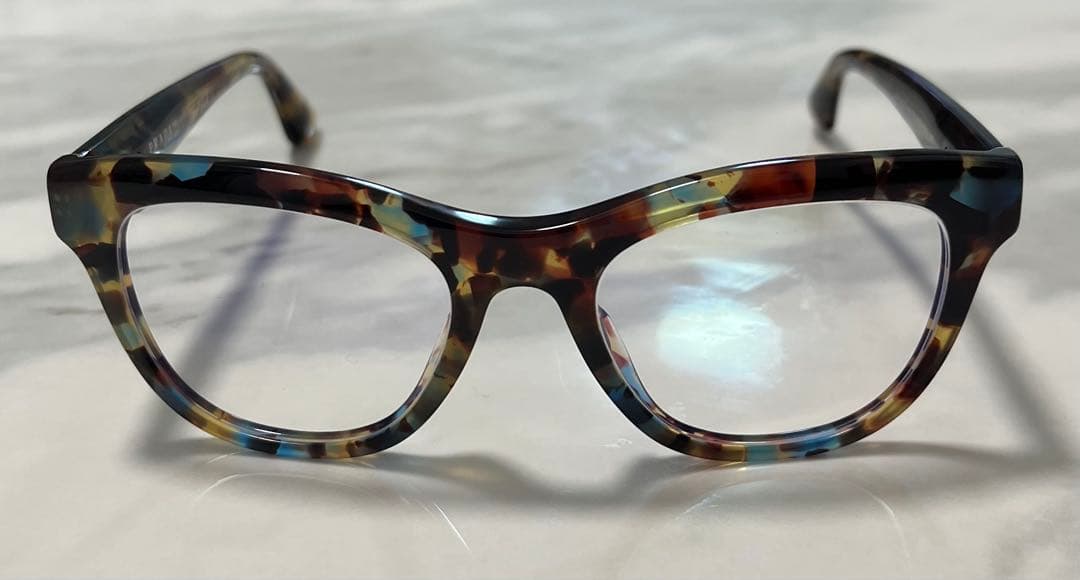 【未使用】正規品 PRADA プラダ ウェリントン マーブル メガネ