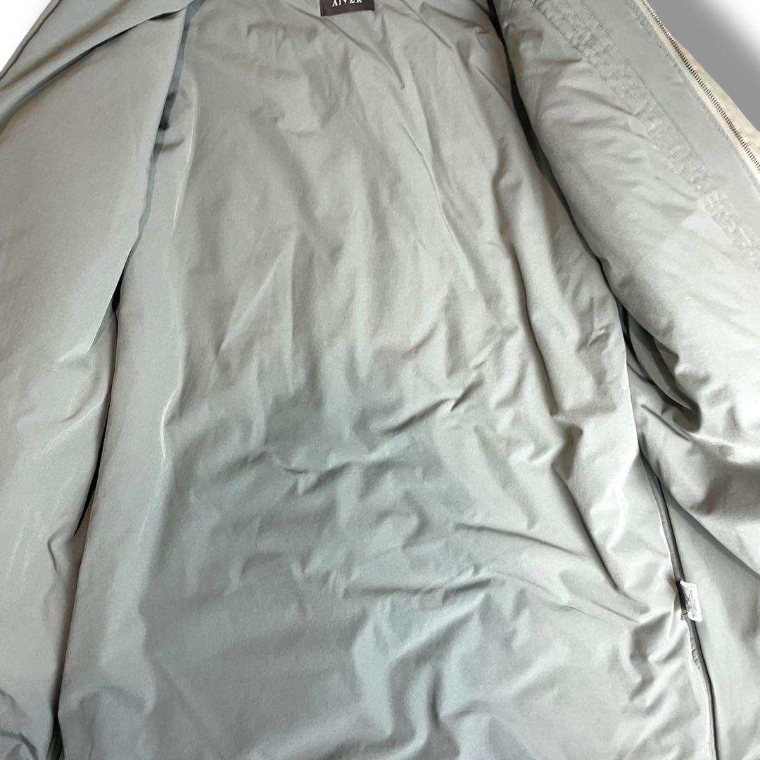 アイバー AIVER ファー付き モッズコート L カーキ オーバーサイズ