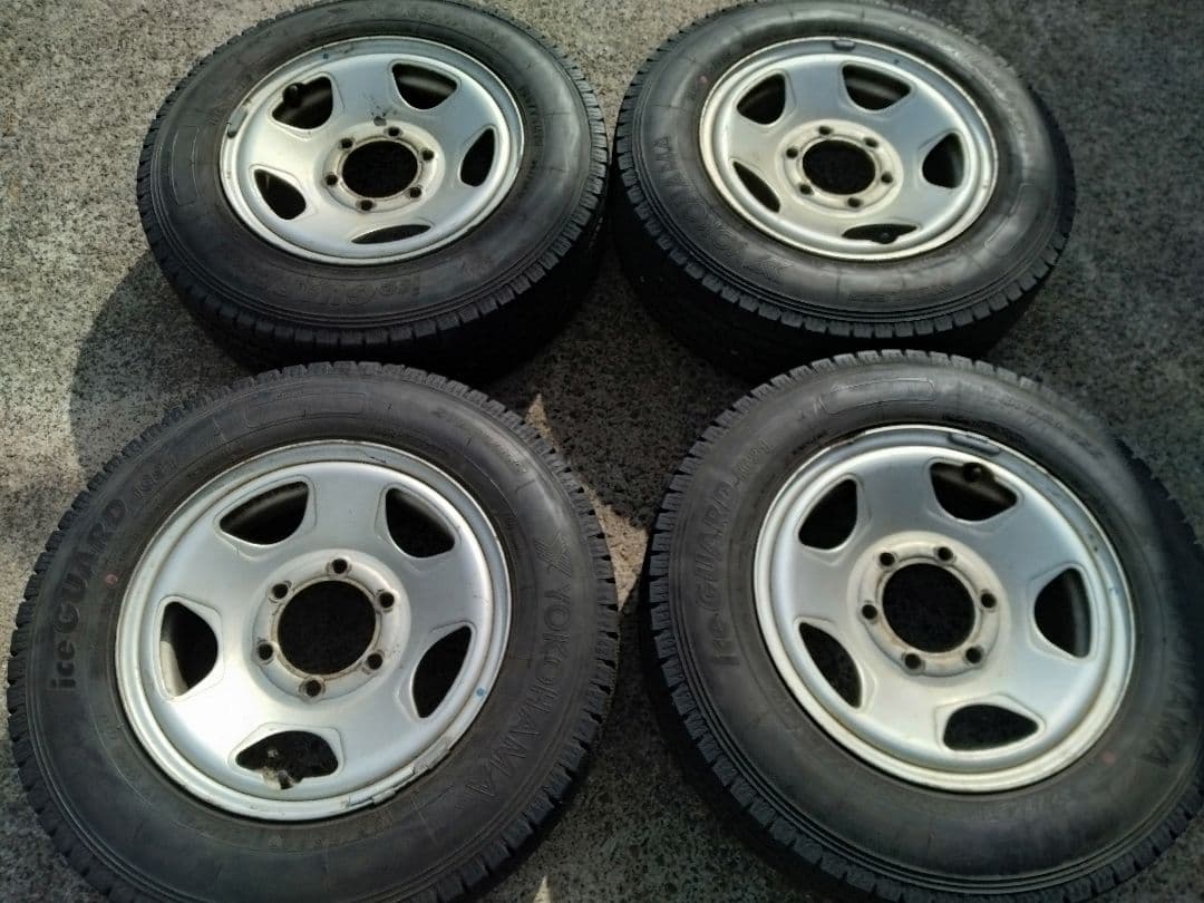 スタッドレス4本　【185/75R15】　ハイエースDXジャストロー　名古屋西部