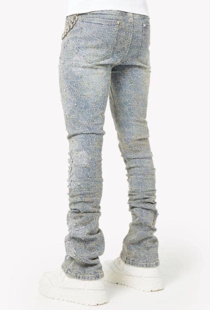 GUAPI スリムフィットデニム 32