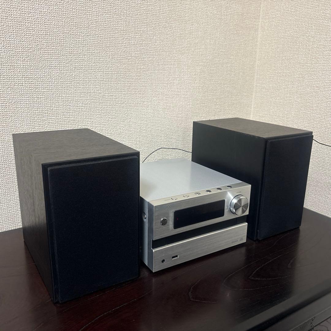 KENWOOD ミニコンポ シルバー　M-EB50