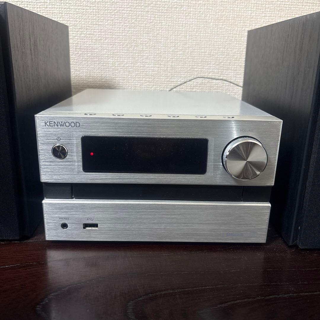 KENWOOD ミニコンポ シルバー　M-EB50