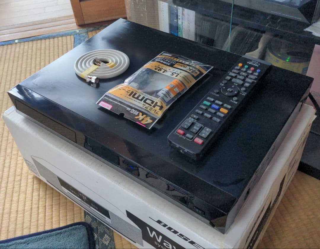 人気！録画時間３倍大増量！安心予防保守！東芝ブルーレイレコーダー　D-BZ500