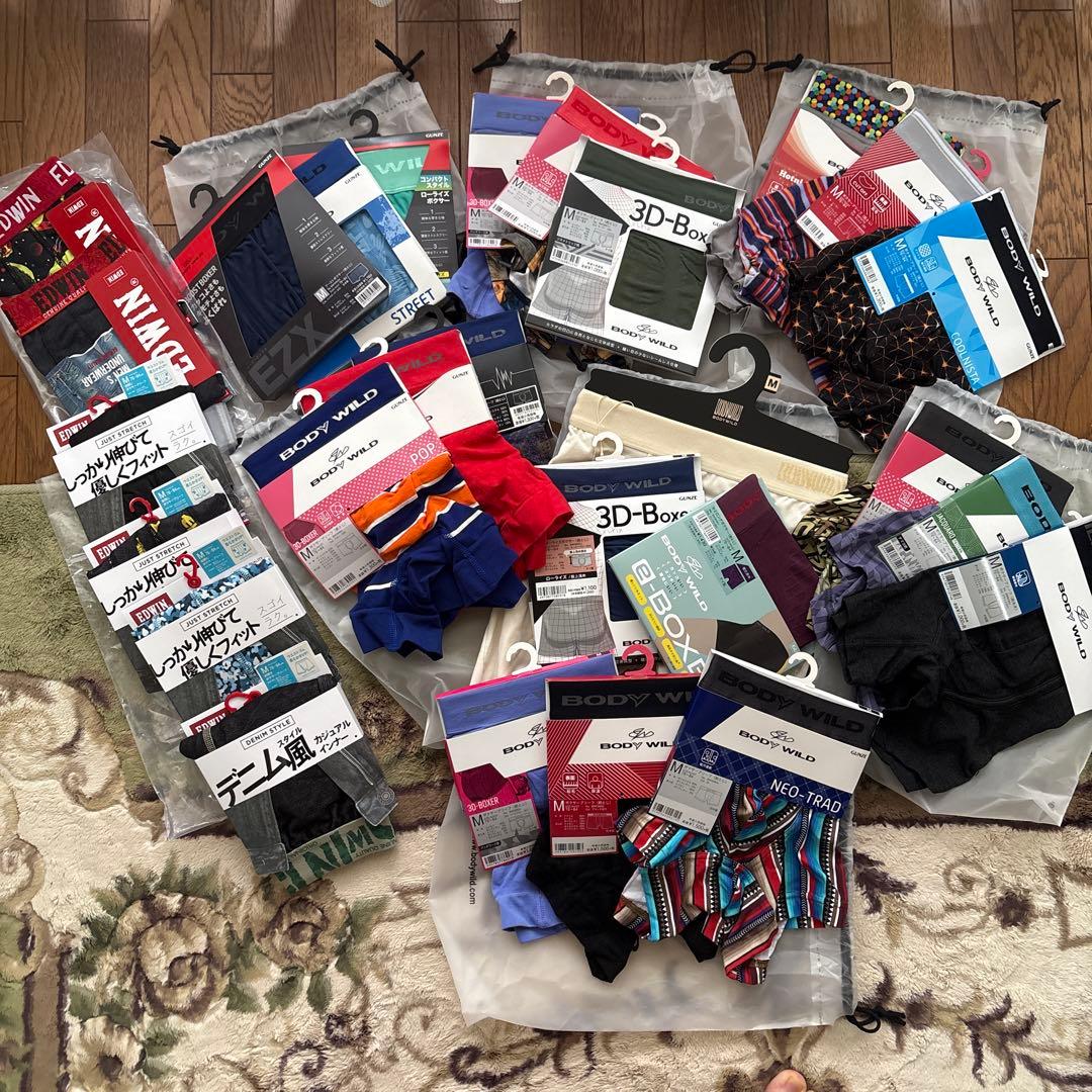 EDWIN & BODY WILD ボクサーパンツ27枚セット M 未使用品