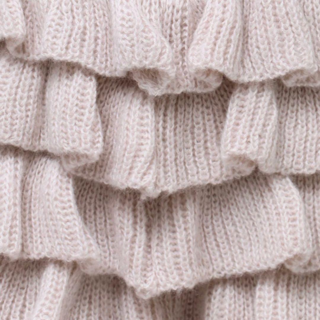 merry jenny　モヘヤライクティアードショートパンツ