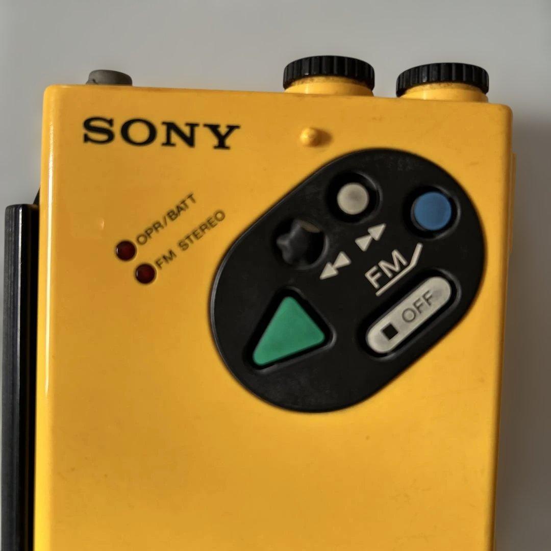 SONY SPORTS WALKMAN WM-F5 ウォークマン イエロー