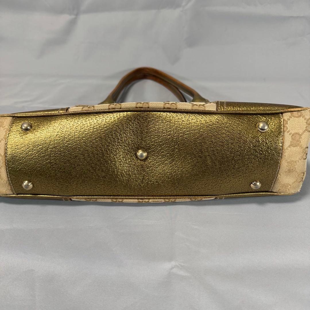 GUCCI グッチ GGキャンバス プリンシー リボン トートバッグ