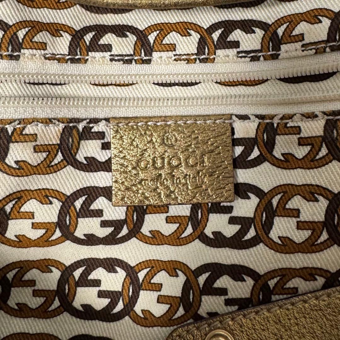 GUCCI グッチ GGキャンバス プリンシー リボン トートバッグ