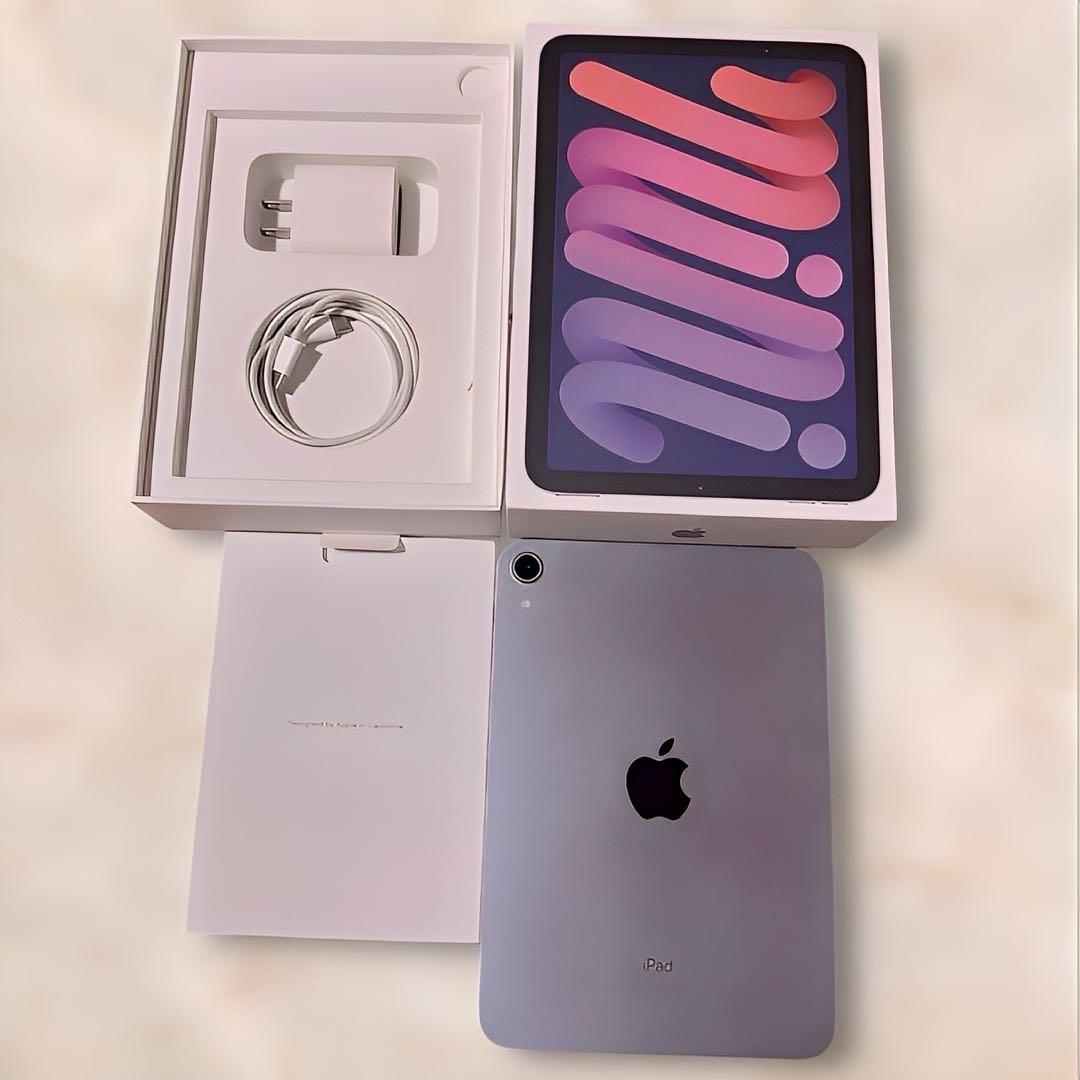 【 美品 】 iPad mini 第6世代 64GB WiFi パープル