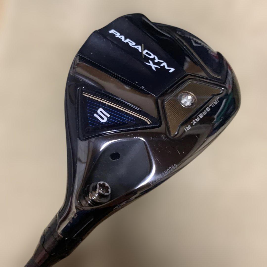 りゅーせー！美品！キャロウェイPARADYM X ユーティリティ！