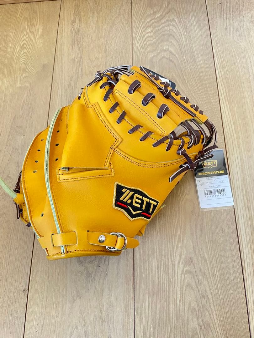 ランラン　ZETT プロステイタス 硬式捕手用ミット　小林モデル