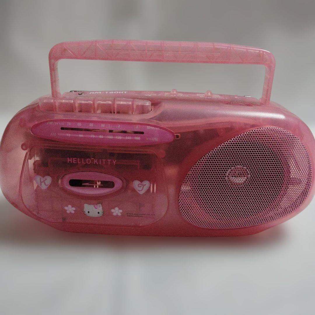 希少レトロ　ハローキティ　ラジオカセット　RM-160KT