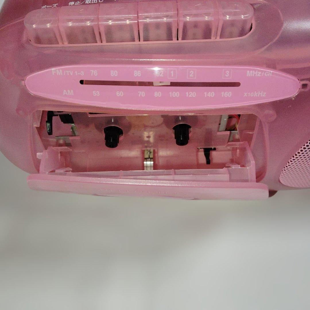 希少レトロ　ハローキティ　ラジオカセット　RM-160KT