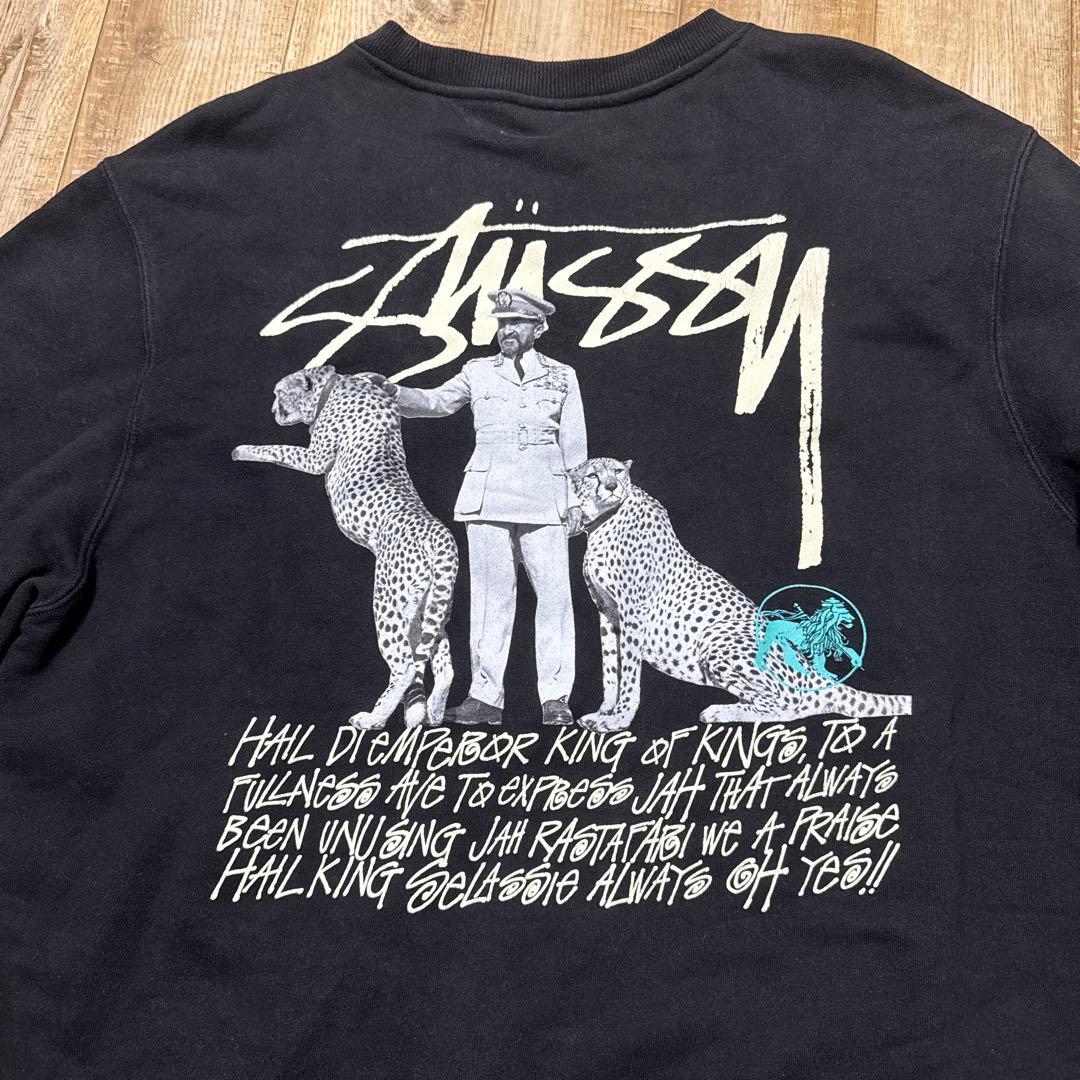 美品Stussy ストゥーシー　スウェット L ブラック