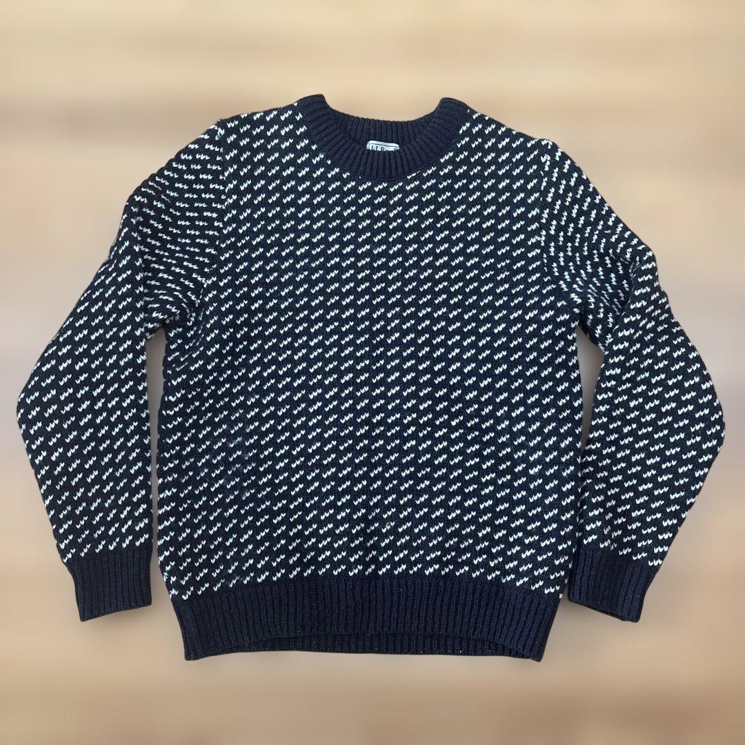 L.L. Bean バーズアイセーター　ノルウェー製