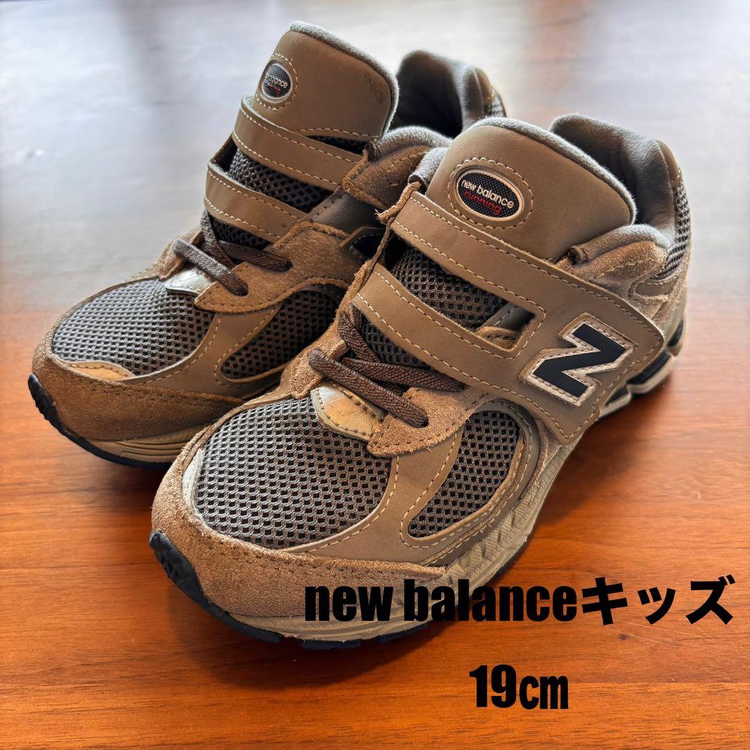 【希少】 ニューバランス キッズスニーカー 19cm グレー