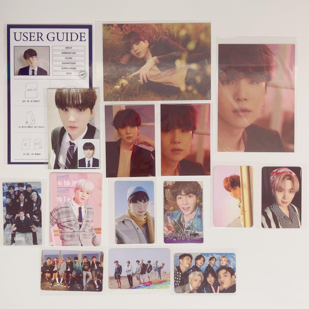 BTS SUGA ユンギ トレカ まとめ売り公式 photocard