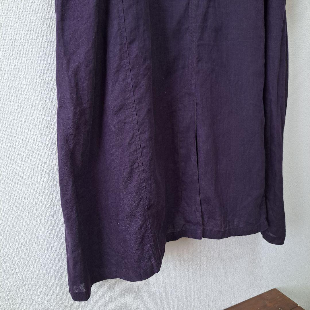 美品 fog linen work フォグリネンワーク リネンワンピース 麻
