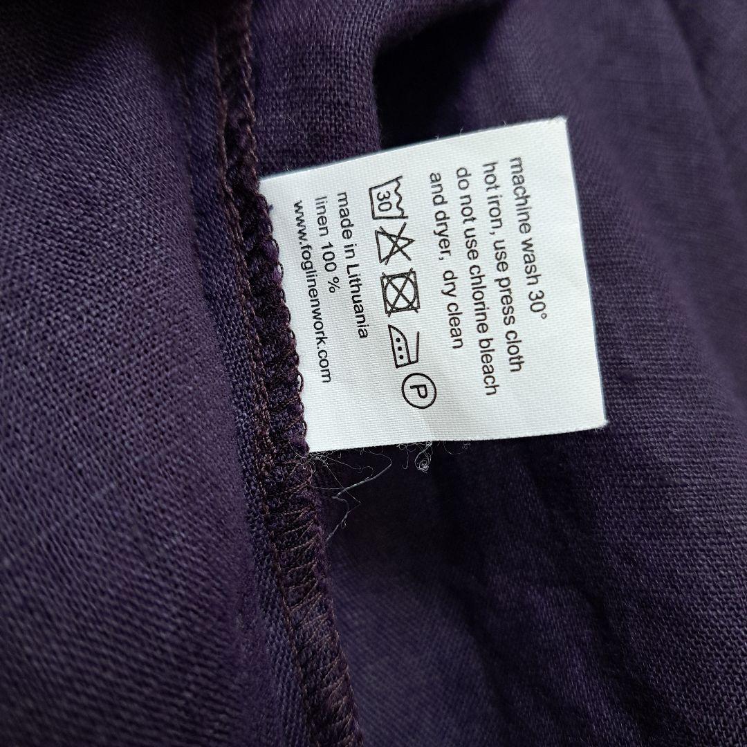 美品 fog linen work フォグリネンワーク リネンワンピース 麻