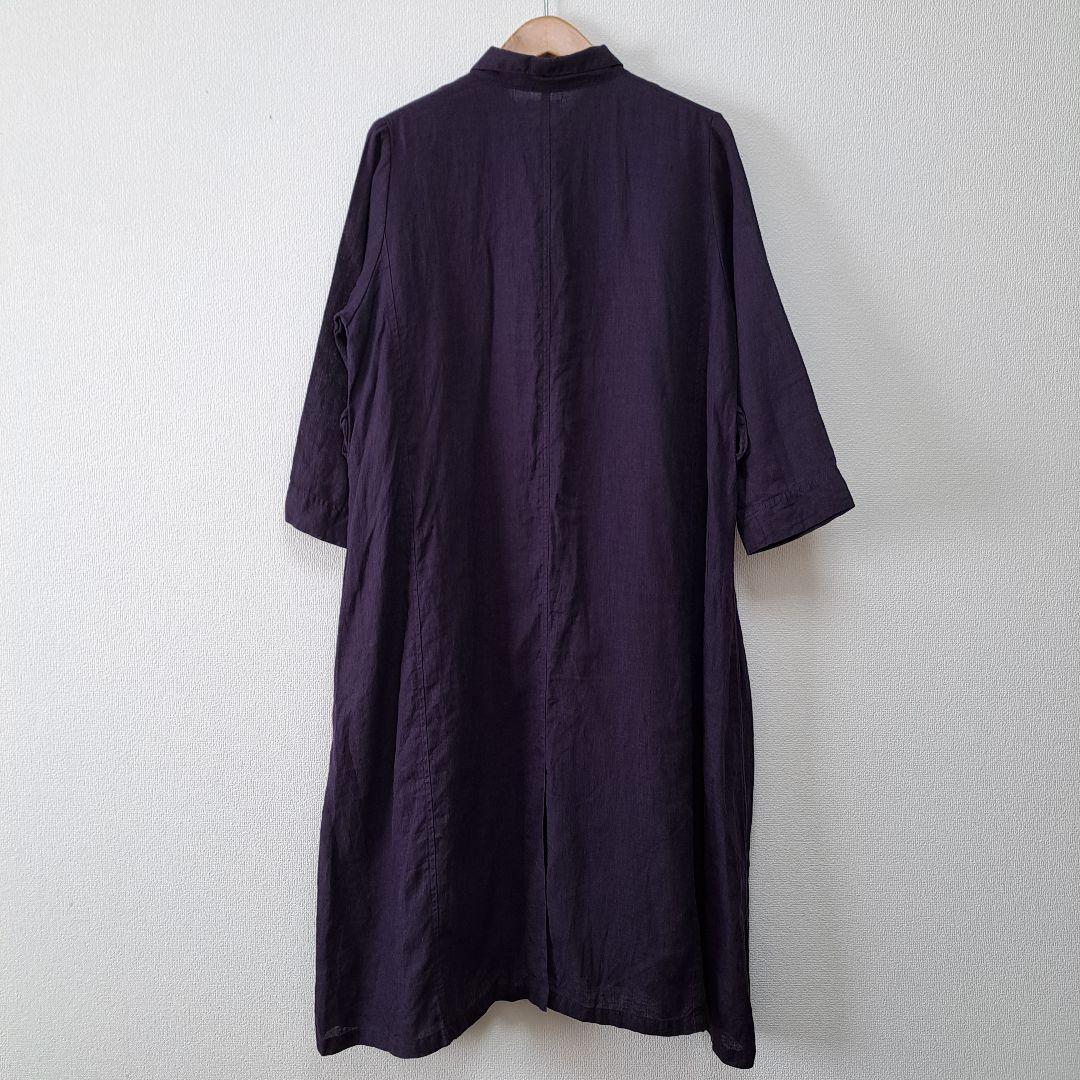 美品 fog linen work フォグリネンワーク リネンワンピース 麻