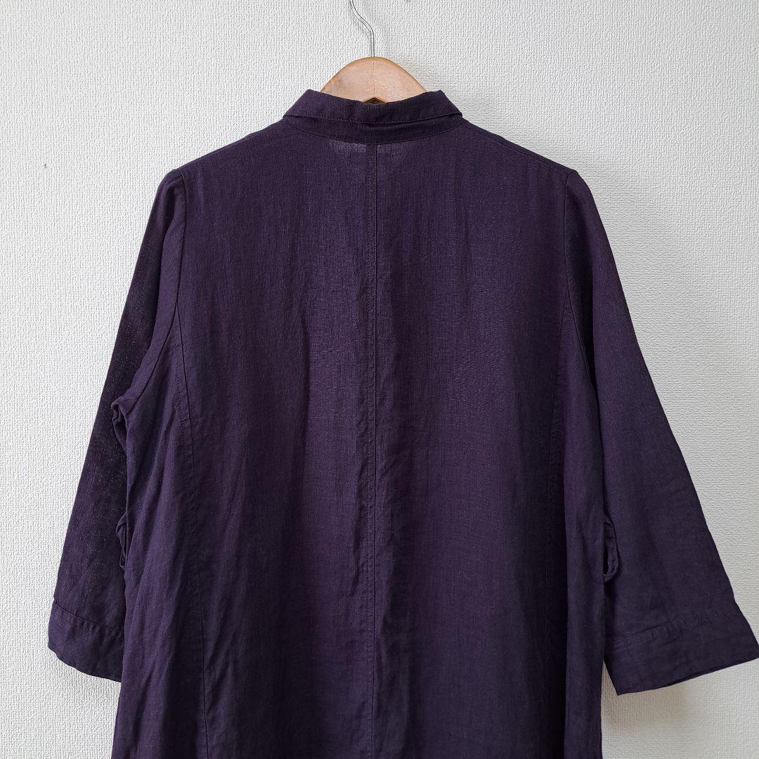 美品 fog linen work フォグリネンワーク リネンワンピース 麻