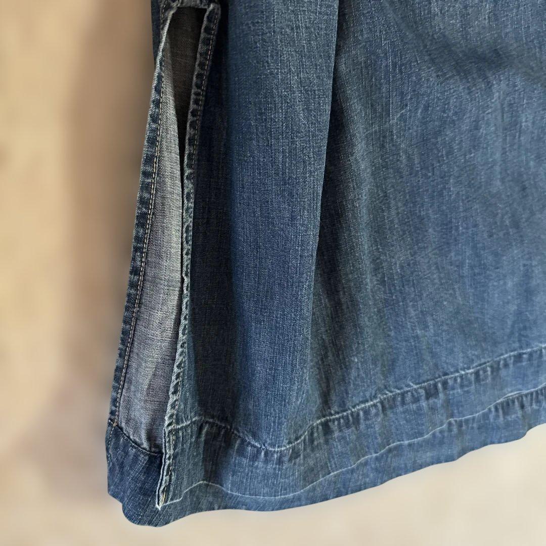 45R モンプチデニムのオンザビーチドレス（インディゴ 重）