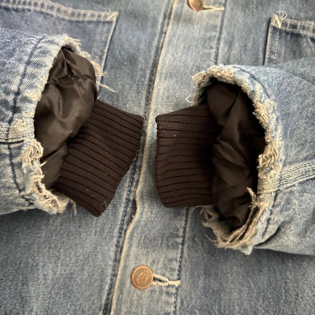 Dickies ブランケットデニムカバーオール　ディッキーズ フェード　ボロ