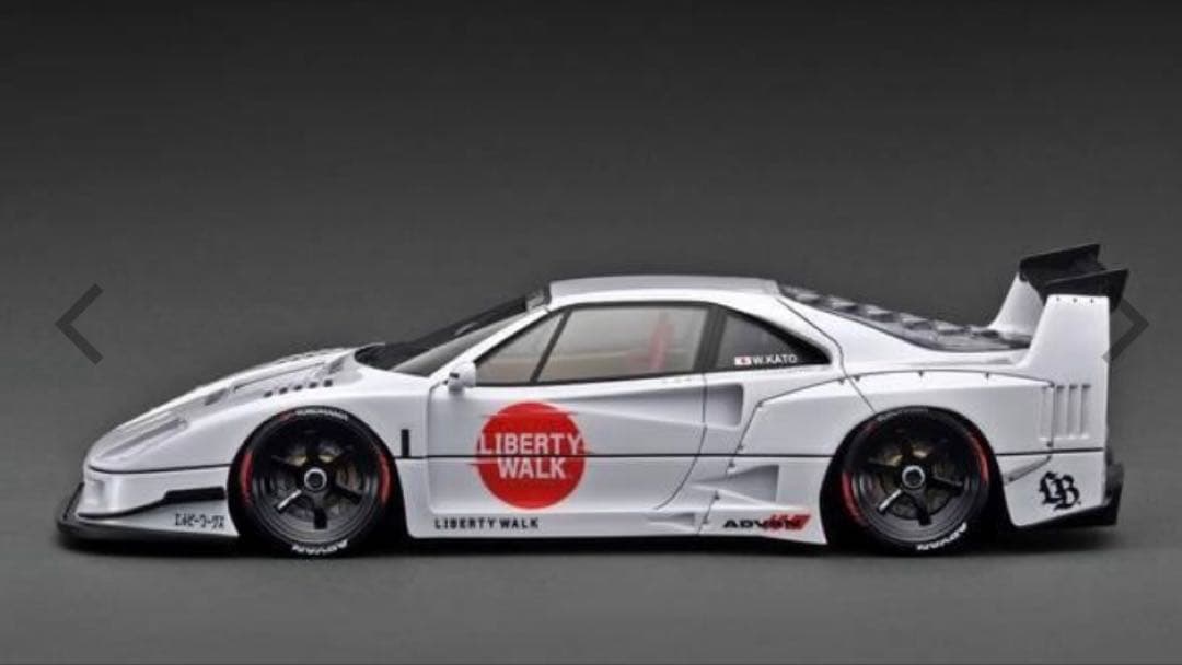 イグニッションモデル1/18 LB-WORKS 40 White IG3752