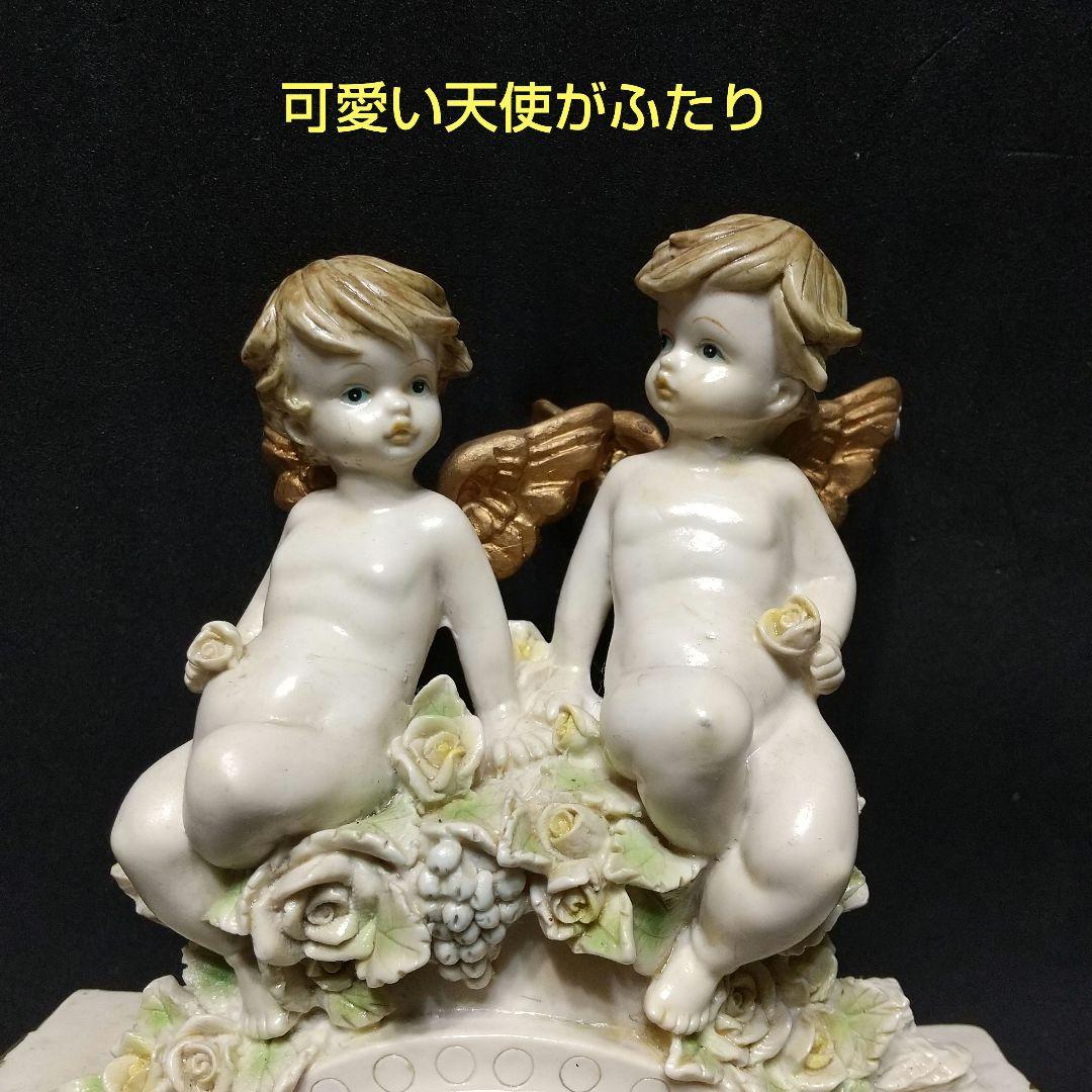 イタリア製 天使付きキャンディーポット 天使の温度計 天使のキャンドル立て３点