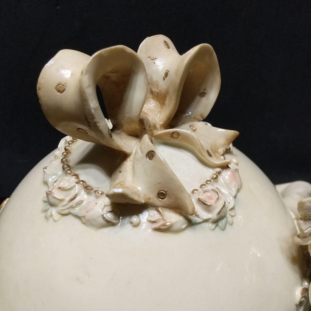 イタリア製 天使付きキャンディーポット 天使の温度計 天使のキャンドル立て３点