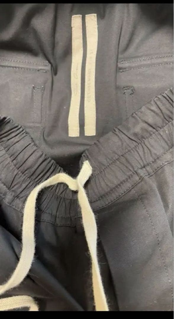 a*a様 リックオウエンス RICKOWENS クロップドパンツ 48 黒