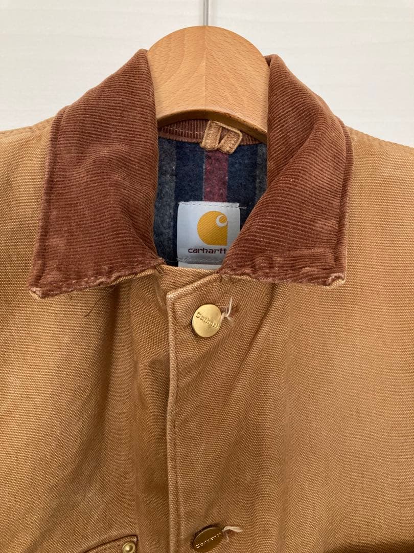 ワンウォッシュUSA製 38カーハート チョアコートミシガンコート