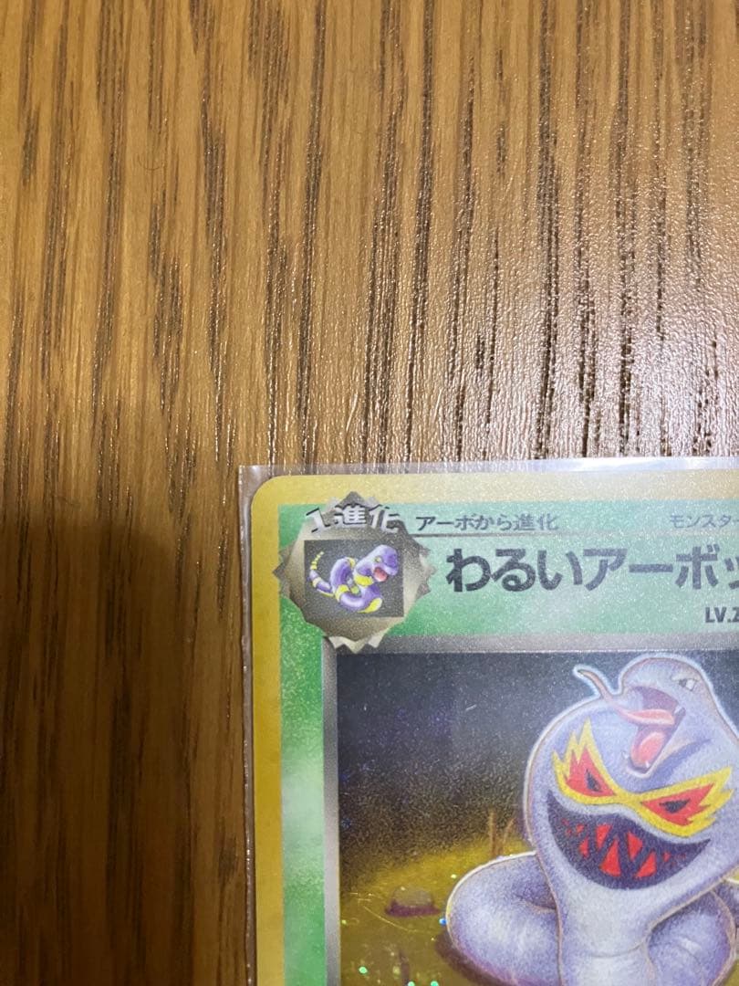 旧裏 超貴重ホロ わるいアーボック ポケモンカード Arbok
