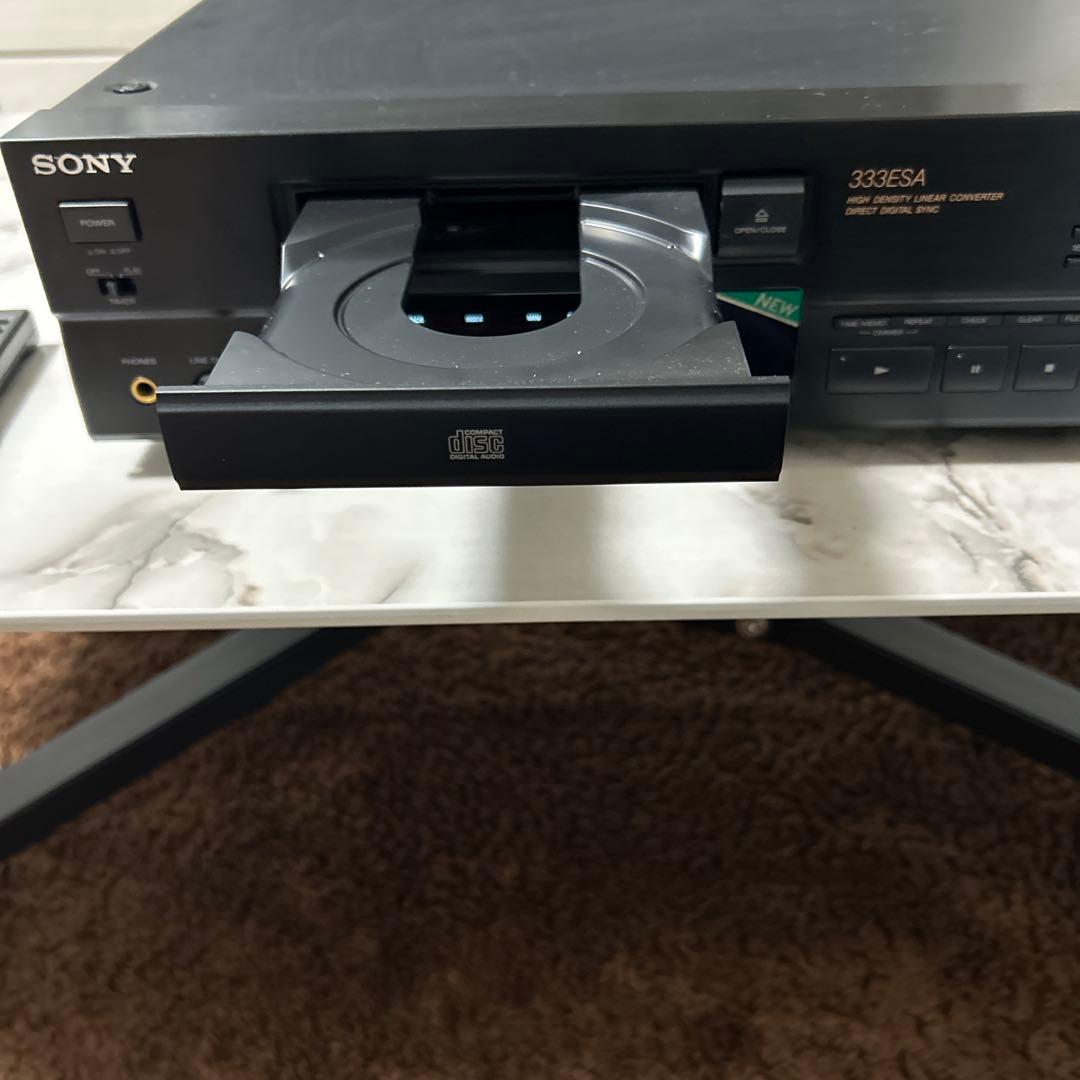 SONY CDプレイヤーCDP-333ESA リモコン付き