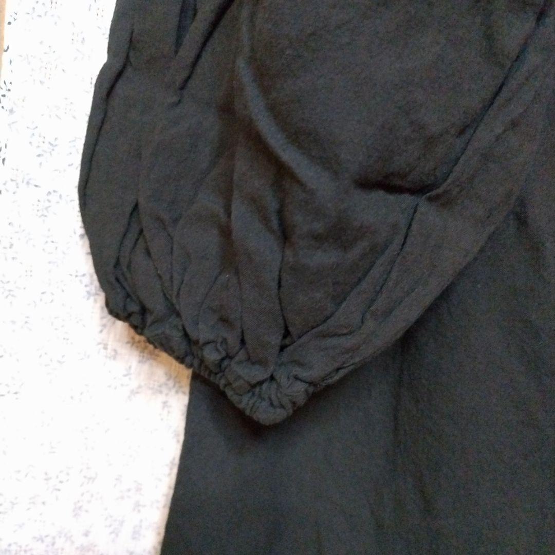 ネストローブ　リネン　長袖ワンピース