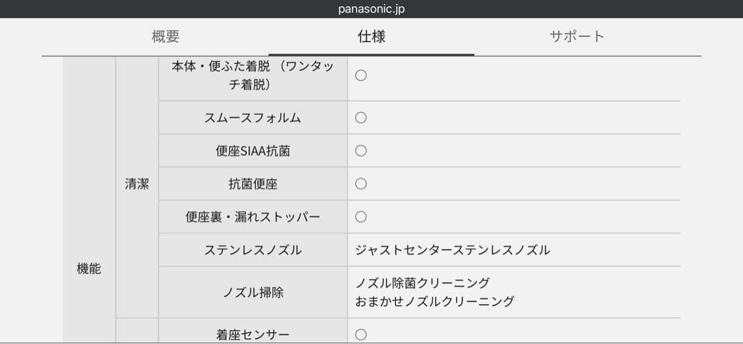 Panasonic DL-PPTK10-CP 温水洗浄便座
