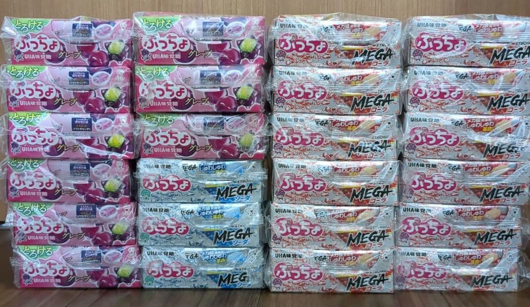 お菓子　まとめ売り　ぷっちょ　メガコーラ　メガソーダ　グレープ　10粒×240