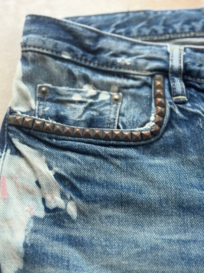 【超希少✨】HYSTERIC GLAMOUR スタッズデニムショーツ 34