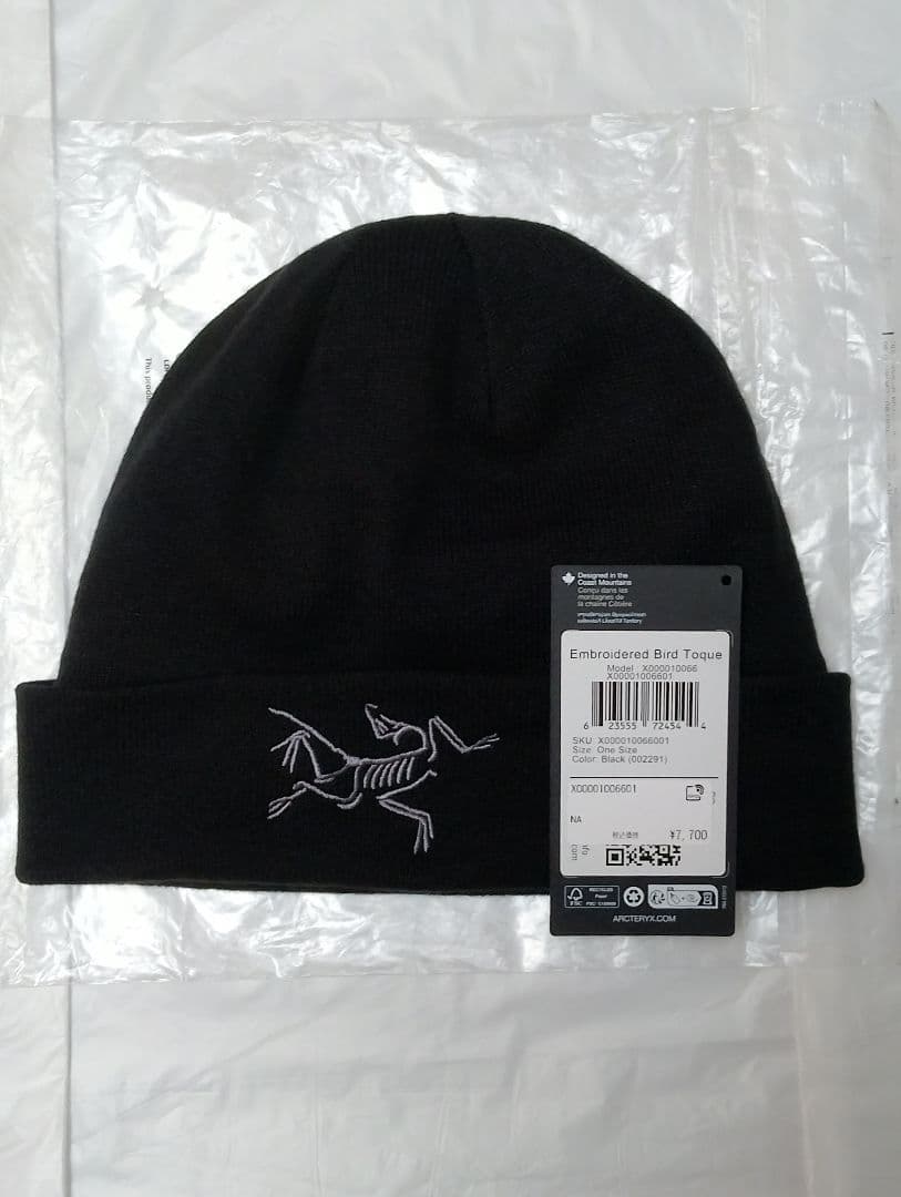 Embroidered Bird Toque エンブロイダード バードトーク 黒