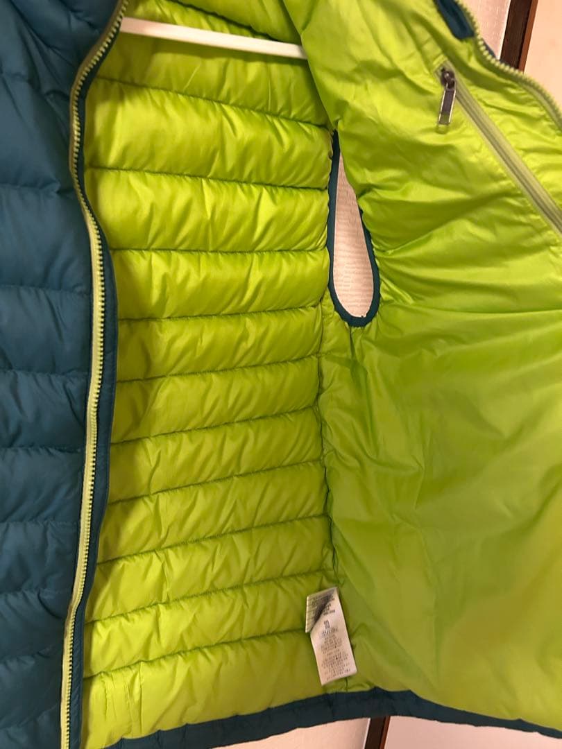 【美品】patagonia ダウンベスト Sサイズ ダークグリーン
