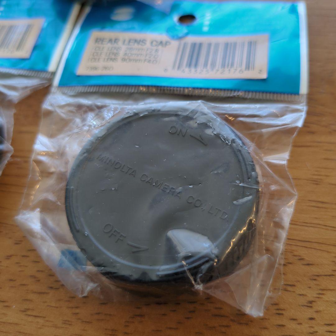 5コ入【新品・純正】 MINOLTA ミノルタ M-ROKKOR リアキャップ