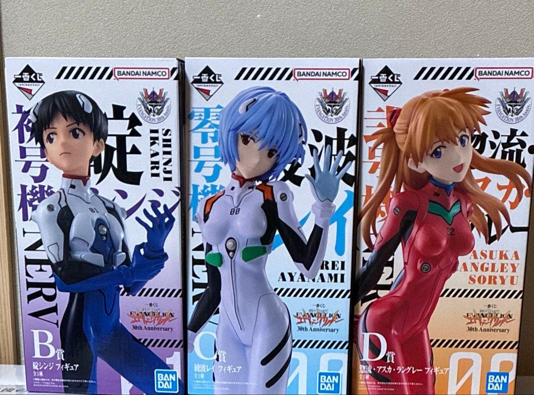 一番くじ エヴァンゲリオン Ｂ賞 Ｃ賞 Ｄ賞 ３種セット