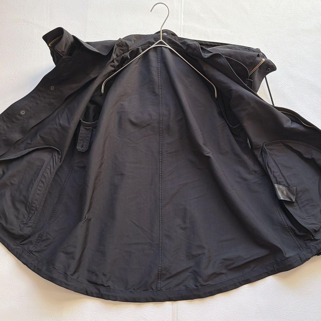 THE RERACS ザ・リラクス モッズコート ボアライナー フーデッド 黒