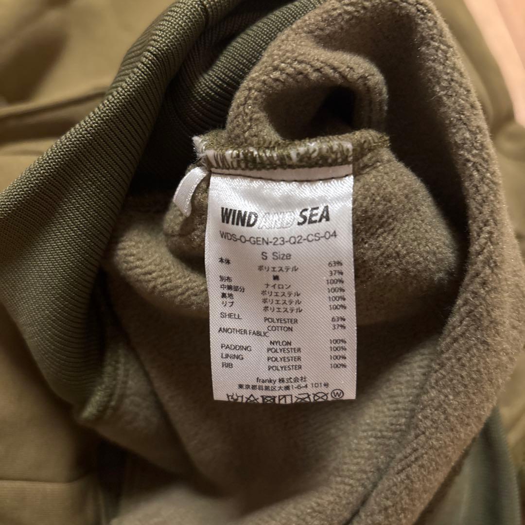 W&SウィンダンシーQuilting Crew Neck Swat 2023SS