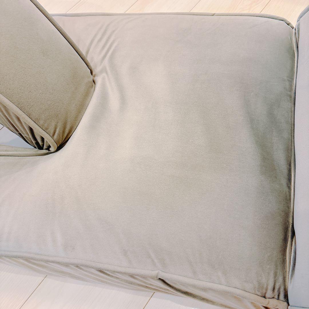 ニトリ ゲーミング座椅子2 ベロア グレー GY