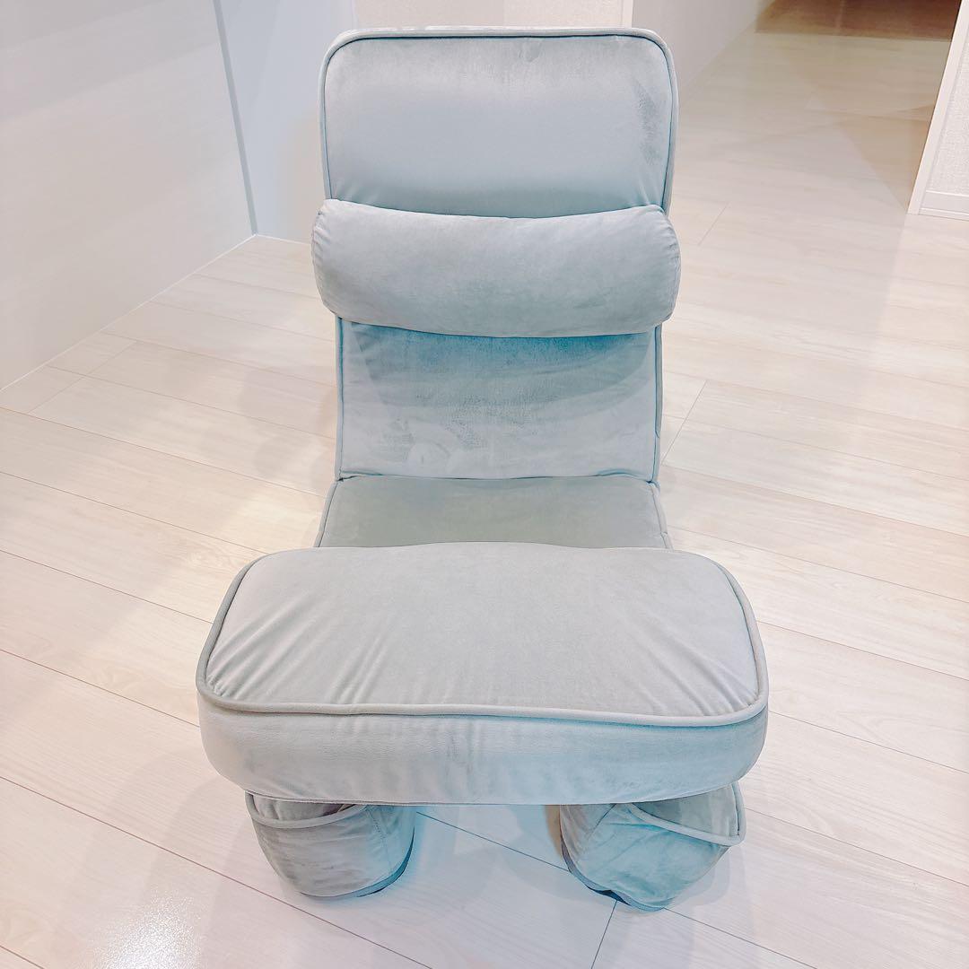 ニトリ ゲーミング座椅子2 ベロア グレー GY