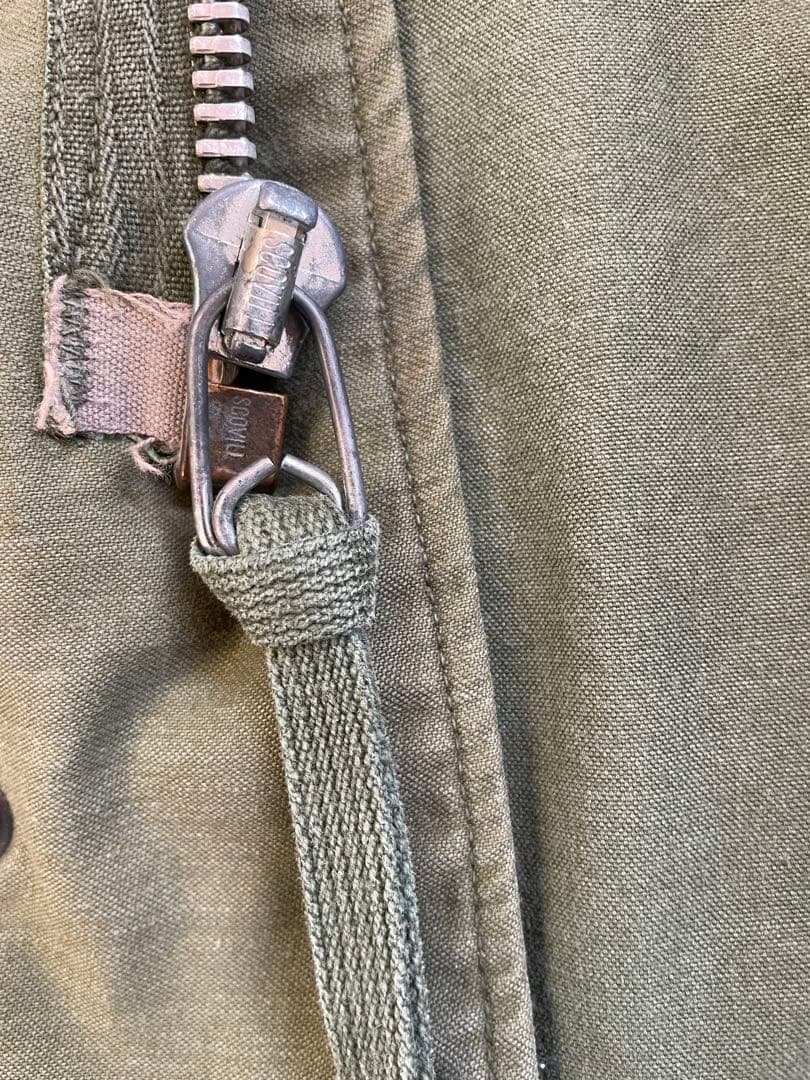 60s US ARMY M65ジャケット　アルミジッパー